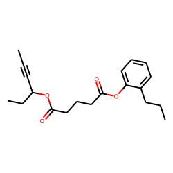 Glutaric acid, hex-4-yn-3-yl 2-propylphenyl ester