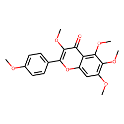 3,5,6,7-Tetramethoxy-2-(4-methoxyphenyl)-4h-chromen-4-one