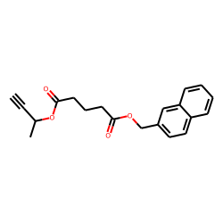Glutaric acid, but-3-yn-2-yl (2-naphthyl)methyl ester