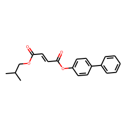 Fumaric acid, isobutyl 4-phenylphenyl ester
