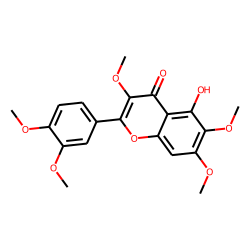 4H-1-Benzopyran-4-one, 2-(3,4-dimethoxyphenyl)-5-hydroxy-3,6,7-trimethoxy-