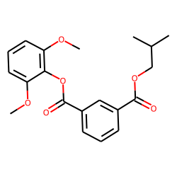 Isophthalic acid, 2,6-dimethoxyphenyl isobutyl ester