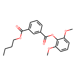 Isophthalic acid, butyl 2,6-dimethoxyphenyl ester