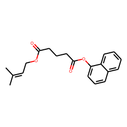 Glutaric acid, 3-methylbut-2-en-1-yl 1-naphthyl ester