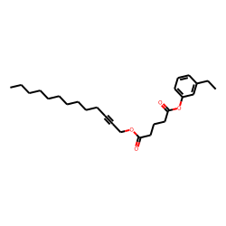 Glutaric acid, tridec-2-yn-1-yl 3-ethylphenyl ester