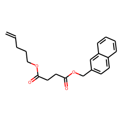 Succinic acid, naphth-2-ylmethyl pent-4-en-1-yl ester