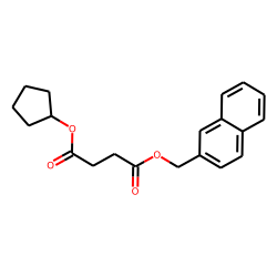 Succinic acid, naphth-2-ylmethyl cyclopentyl ester