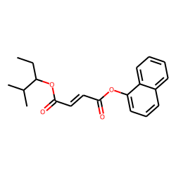 Fumaric acid, naphth-1-yl 2-methylpent-3-yl ester