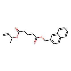 Glutaric acid, but-3-en-2-yl naphth-2-ylmethyl ester