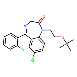 2-Hydroxyethylflurazepam, trimethylsilyl ether