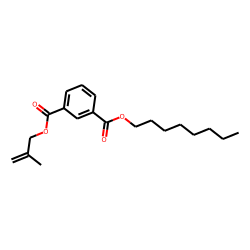Isophthalic acid, 2-methylprop-2-en-1-yl octyl ester