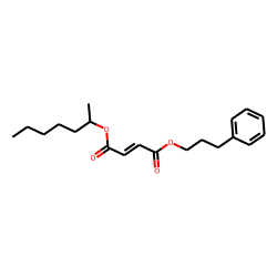 Fumaric acid, 3-phenylpropyl hept-2-yl ester