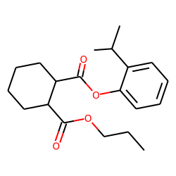 1,2-Cyclohexanedicarboxylic acid, 2-isopropylphenyl propyl ester