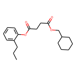 Succinic acid, cyclohexylmethyl 2-propylphenyl ester