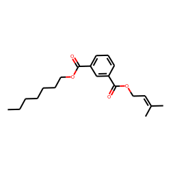 Isophthalic acid, heptyl 3-methylbut-2-en-1-yl ester