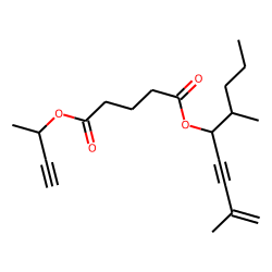 Glutaric acid, but-3-yn-2-yl 2,6-dimethylnon-1-en-3-yn-5-yl ester