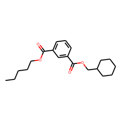 Isophthalic acid, cyclohexylmethyl pentyl ester