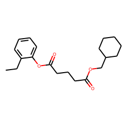 Glutaric acid, cyclohexylmethyl 2-ethylphenyl ester