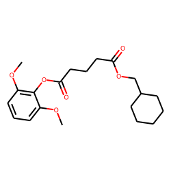 Glutaric acid, cyclohexylmethyl 2,6-dimethoxyphenyl ester