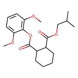 1,2-Cyclohexanedicarboxylic acid, 2,6-dimethoxyphenyl isobutyl ester