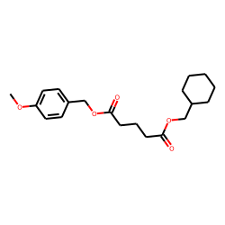 Glutaric acid, cyclohexylmethyl 4-methoxybenzyl ester