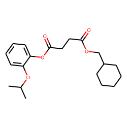 Succinic acid, cyclohexylmethyl 2-isopropoxyphenyl ester