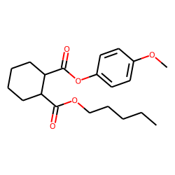 1,2-Cyclohexanedicarboxylic acid, 4-methoxyphenyl pentyl ester