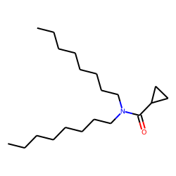 Cyclopropanecarboxamide, N,N-dioctyl-
