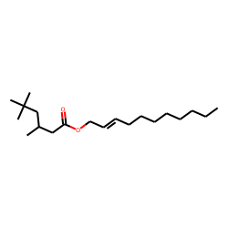 Hexanoic acid, 3,5,5-trimethyl-, undec-2-en-1-yl ester