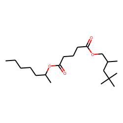 Glutaric acid, hept-2-yl 2,4,4-trimethylpentyl ester