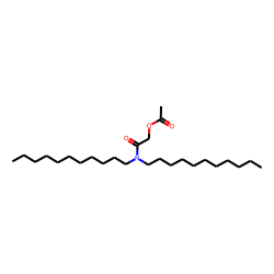 Acetoxyacetamide, N,N-diundecyl-