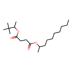 Succinic acid, dec-2-yl 3,3-dimethylbut-2-yl ester