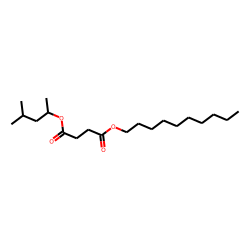 Succinic acid, decyl 4-methylpent-2-yl ester