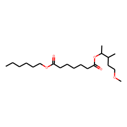 Pimelic acid, hexyl 5-methoxy-3-methylpent-2-yl ester