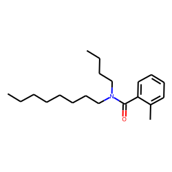 Benzamide, 2-methyl-N-butyl-N-octyl-