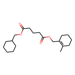 Glutaric acid, (2-methylcyclohex-1-enyl)methyl cyclohexylmethyl ester