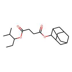 Succinic acid, 2-methylpent-3-yl adamant-2-yl ester