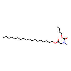 Glycine, N-methyl-n-butoxycarbonyl-, octadecyl ester