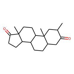 Androstane, 3,17-dione, (5alpha), 2alpha-methyl-