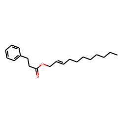 3-Phenylpropionic acid, undec-2-enyl ester