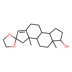 A-norandrost-3(5)-en-2-one, 17-hydroxy-, cyclic ethylene acetal