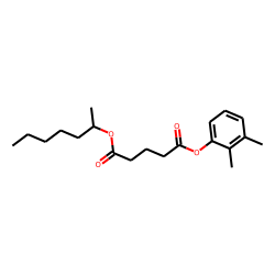 Glutaric acid, hept-2-yl 2,3-dimethylphenyl ester