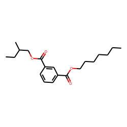 Isophthalic acid, 2-methylbutyl heptyl ester