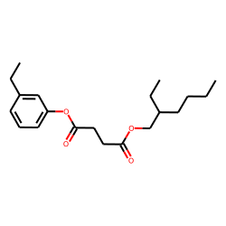 Succinic acid, 2-ethylhexyl 3-ethylphenyl ester