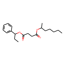 Succinic acid, hept-2-yl 1-phenylpropyl ester