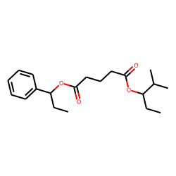 Glutaric acid, 2-methylpent-3-yl 1-phenylpropyl ester