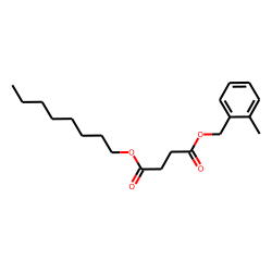 Succinic acid, 2-methylbenzyl octyl ester