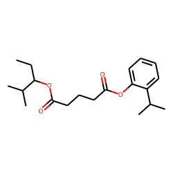 Glutaric acid, 2-methylpent-3-yl 2-isopropylphenyl ester