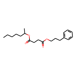 Succinic acid, hept-2-yl 3-phenylpropyl ester