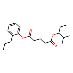 Glutaric acid, 2-methylpent-3-yl 2-propylphenyl ester